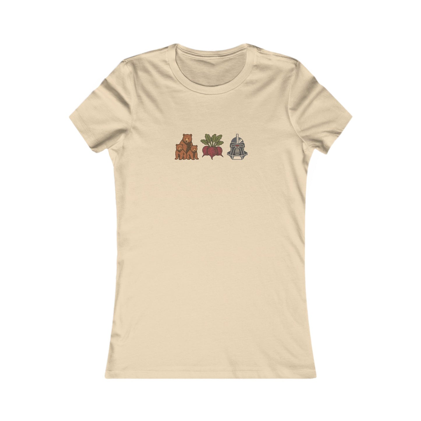 Bears, Beets, Battlestar (Icons) — Retro Women's Tee (Light)