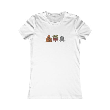 Bears, Beets, Battlestar (Icons) — Retro Women's Tee (Light)