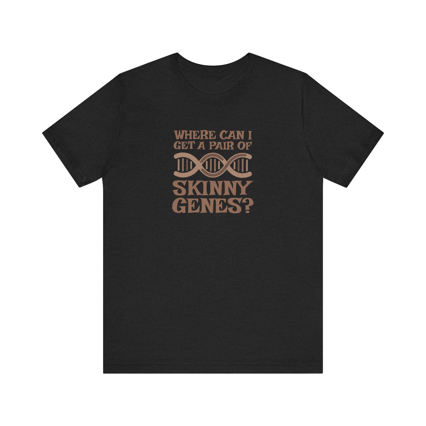 Pair of Skinny Genes — Retro Graphic Tee (Dark)