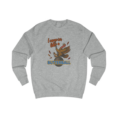 Like a Butterball — Miley Cyrus Thanksgiving Parody Retro Sweatshirt (Light)