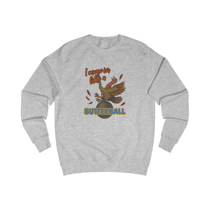 Like a Butterball — Miley Cyrus Thanksgiving Parody Retro Sweatshirt (Light)