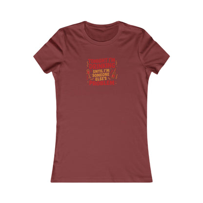 The Problem is Coming From Inside the Bar — Retro Women's Tee (Dark)