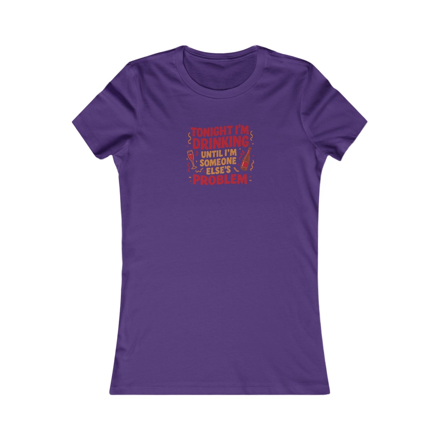The Problem is Coming From Inside the Bar — Retro Women's Tee (Dark)