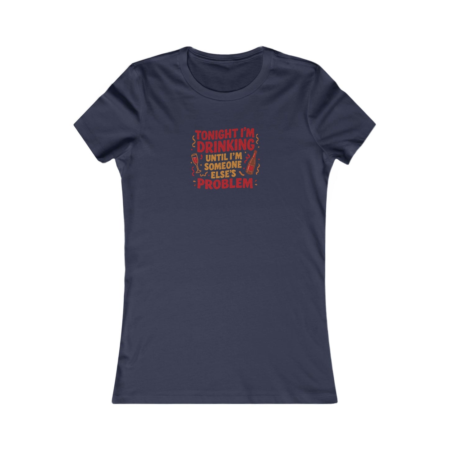 The Problem is Coming From Inside the Bar — Retro Women's Tee (Dark)