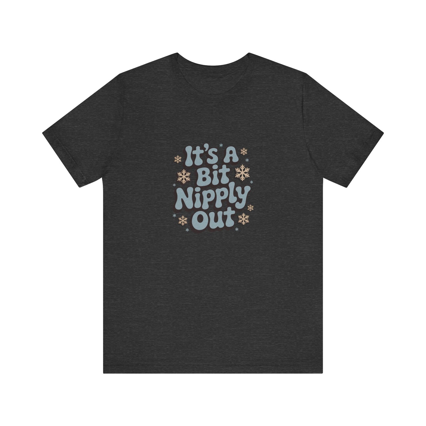 It's a Bit Nipply Out — Christmas Vacation Retro Tee (Dark)