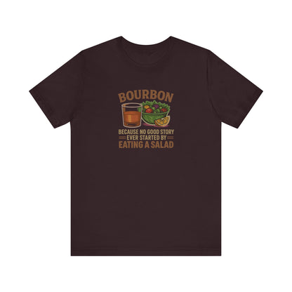 Bourbon > Eating a Salad — Retro Graphic Tee (Dark)