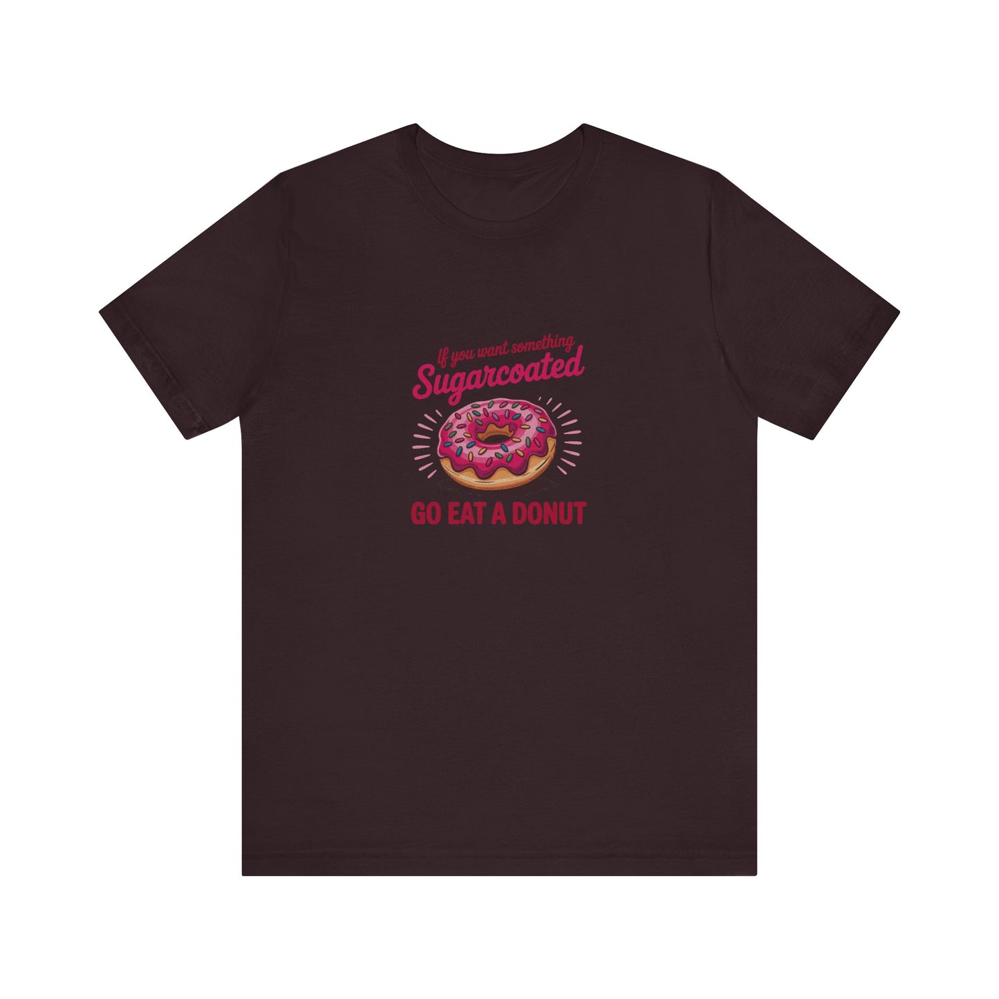Sugarcoated (Go Eat a Donut) — Retro Graphic Tee (Dark)