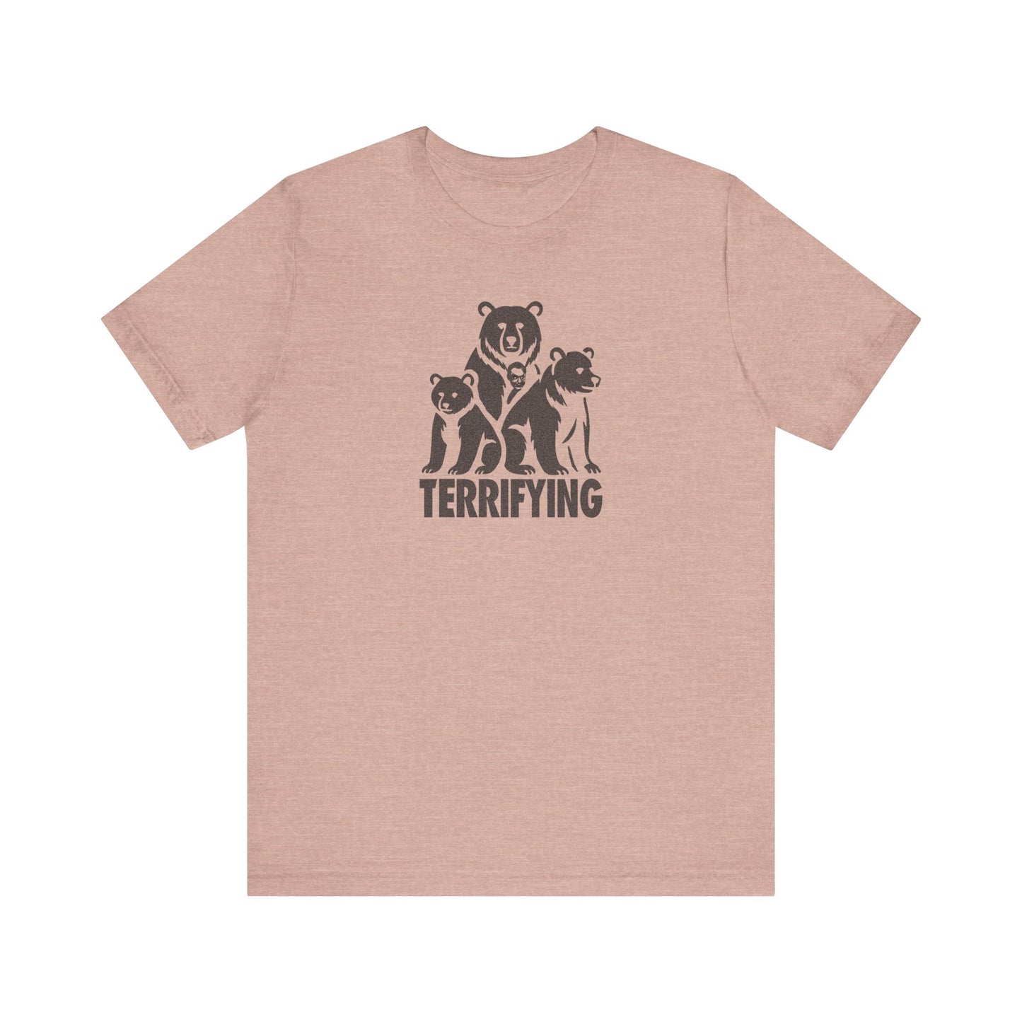 Bears Are Terrifying — Retro Silhouette Tee (Light)