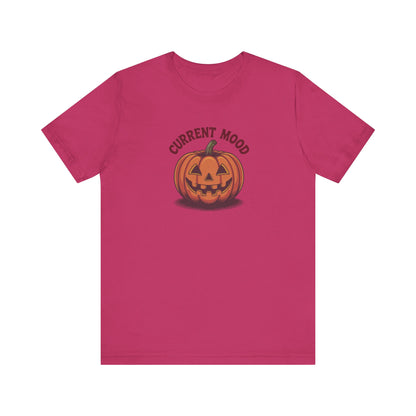 Current Mood (Vintage Jack) — Retro Halloween Tee (Light)