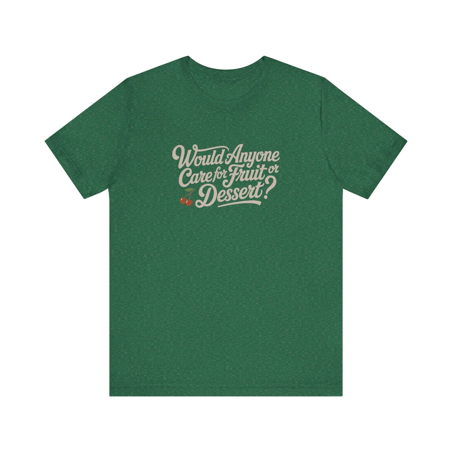 Would Anyone Care for Fruit or Dessert? — Clue Retro Tee (Dark)