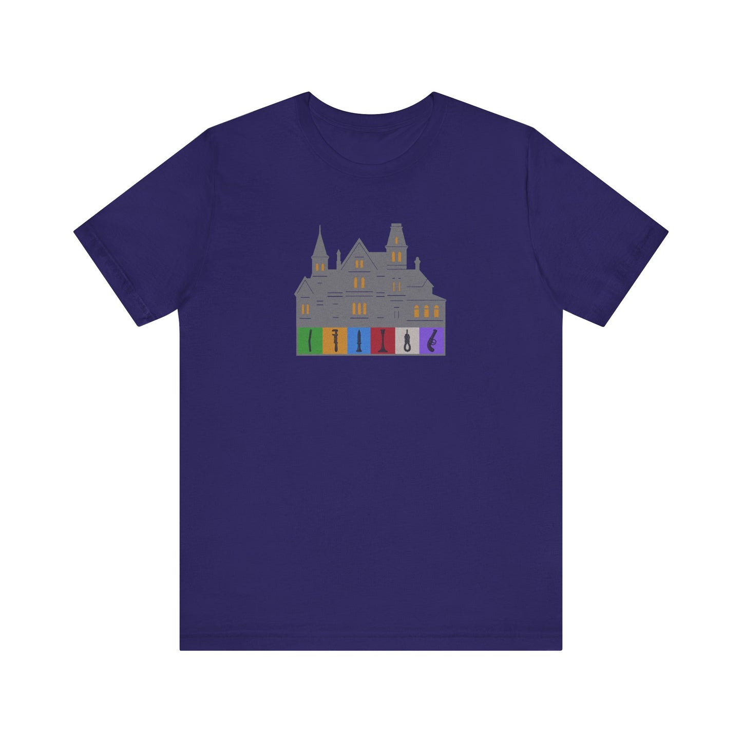 Welcome to Hill House (Off Route 41) — Clue Retro Tee (Dark)