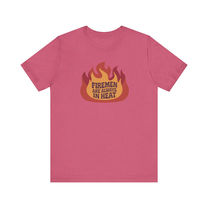 Firemen Are Always in Heat — Flirtatious Retro Tee (Light)
