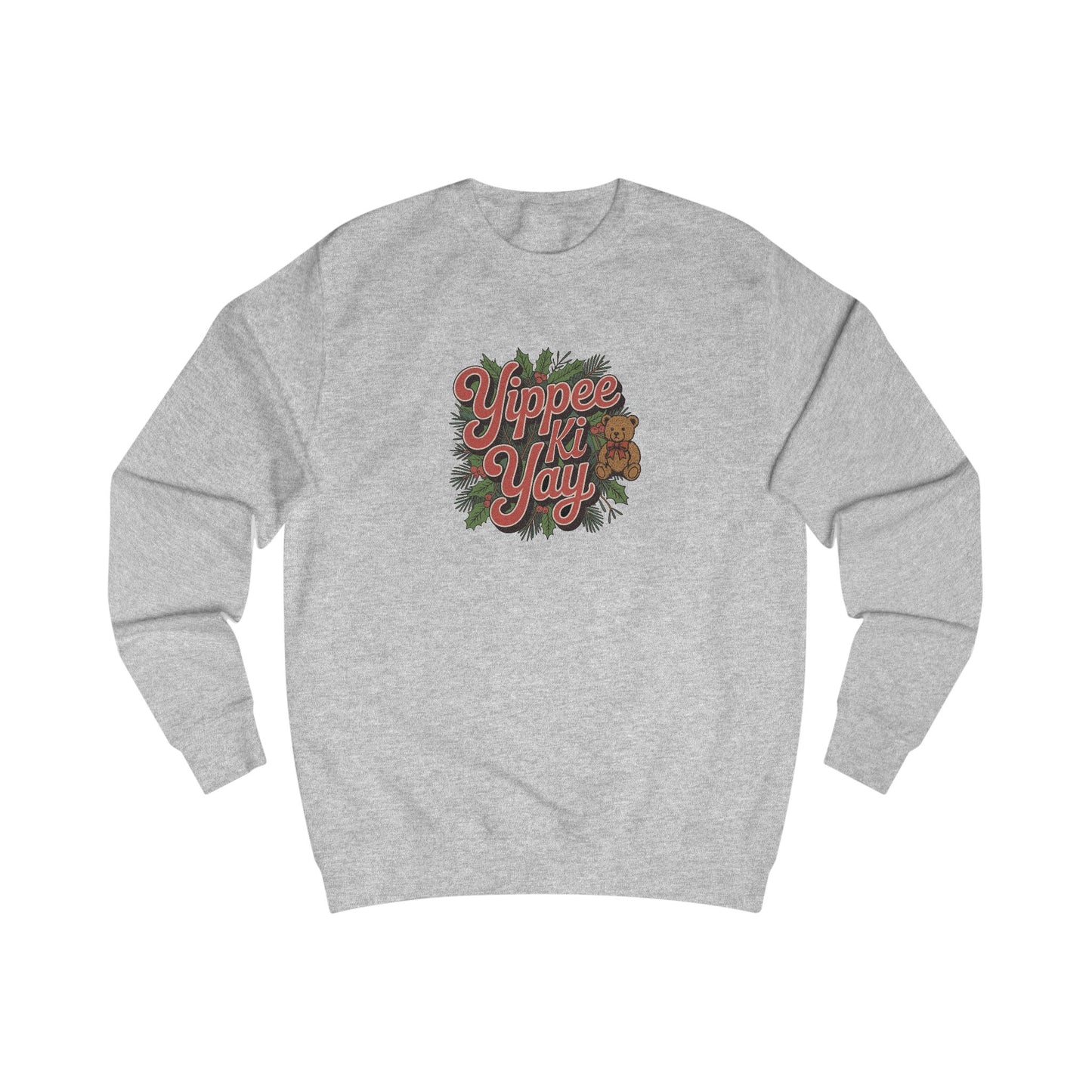 Yippee Ki Yay — Die Hard Retro Christmas Sweatshirt (Light)