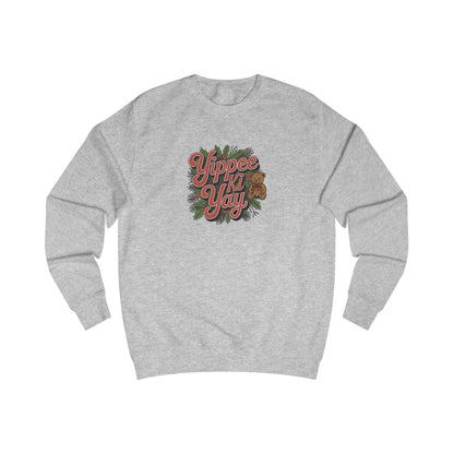 Yippee Ki Yay — Die Hard Retro Christmas Sweatshirt (Light)