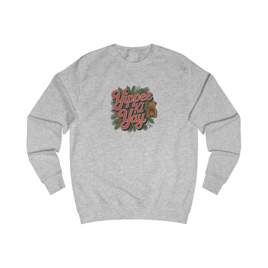 Yippee Ki Yay — Die Hard Retro Christmas Sweatshirt (Light)