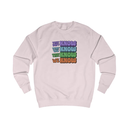 They Don't Know We Know — Friends Retro Sweatshirt (Light)