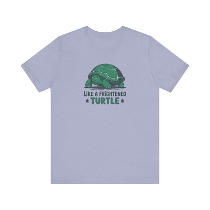 Like a Frightened Turtle — George Costanza Shrinkage Retro Tee (Light)