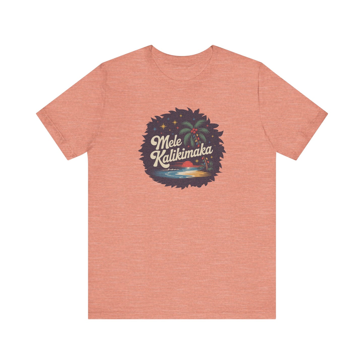 Mele Kalikimaka — Retro Hawaiian Christmas Tee (Light)