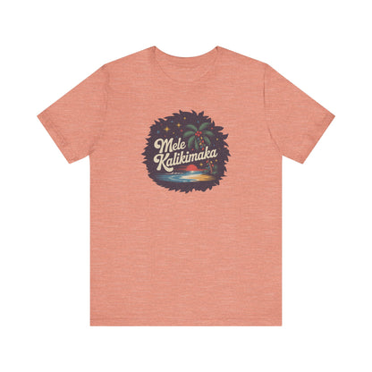 Mele Kalikimaka — Retro Hawaiian Christmas Tee (Light)