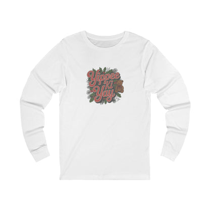 Yippee Ki Yay — Die Hard Retro Christmas Long Sleeve (Light)