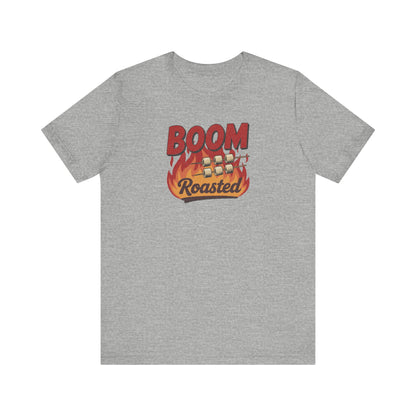 Boom, Roasted — Michael Scott Retro Tee (Light)