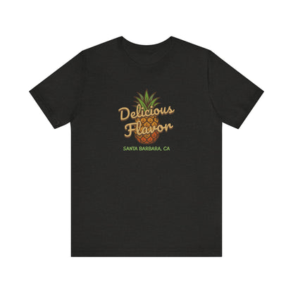 Delicious Flavor — Santa Barbara Pineapple Retro Tee (Dark)