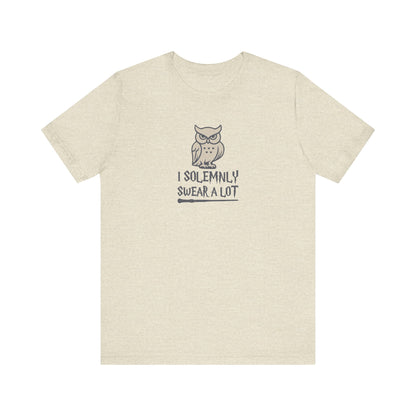 I Solemnly Swear a Lot — Harry Potter Retro Tee (Light)