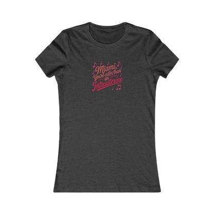 Cuter Than An Intrauterine — Golden Girls Women's Tee (Dark)