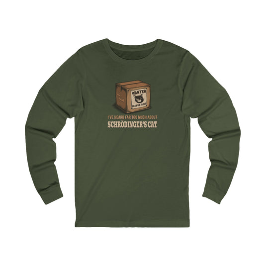 Schrödinger’s Cat — Big Bang Theory Retro Long Sleeve (Dark)