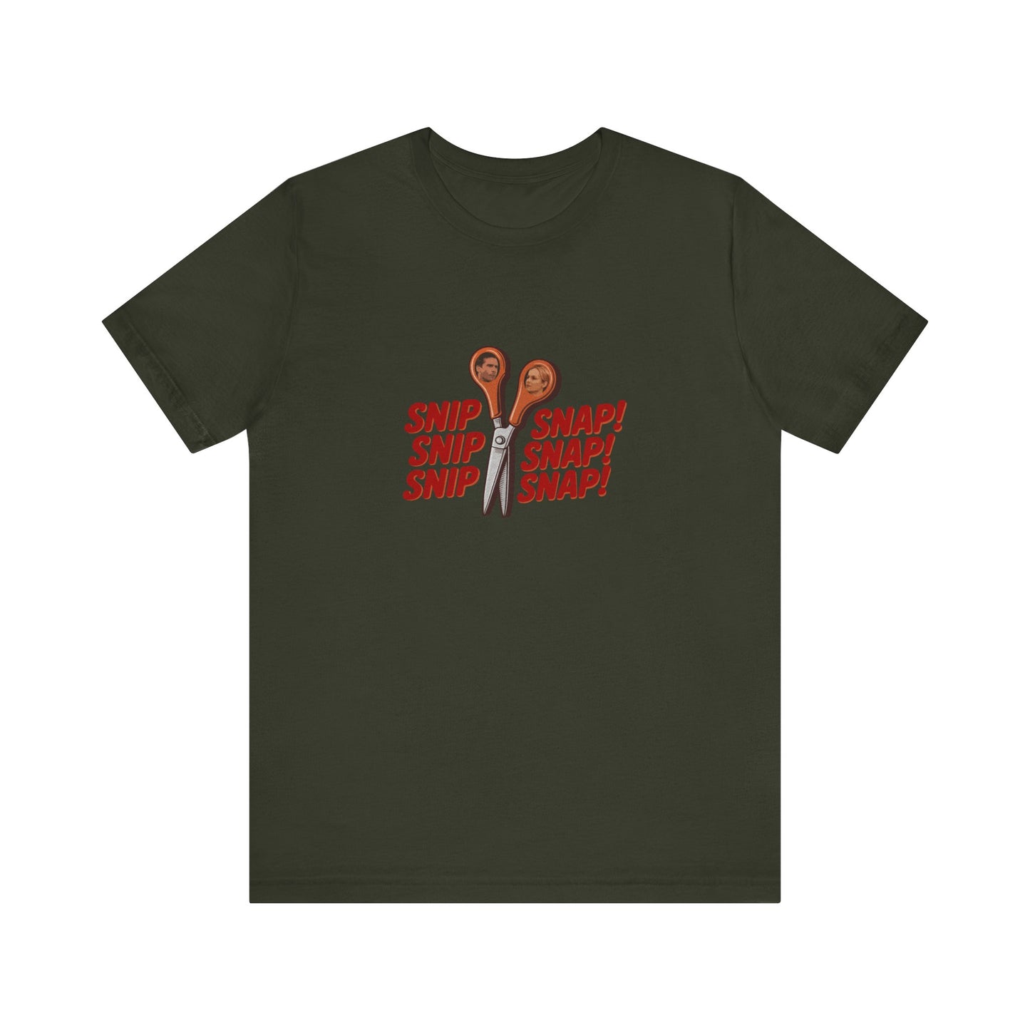 Snip Snap! — Michael Scott Vasectomy Retro Tee (Dark)