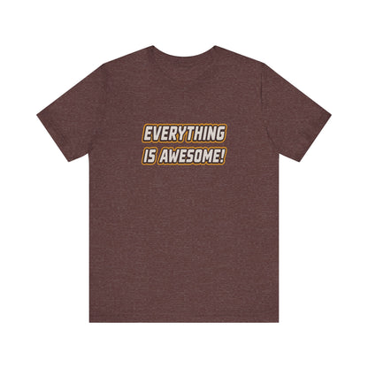 Everything is Awesome! — The LEGO Movie-Inspired Retro Tee (Dark)