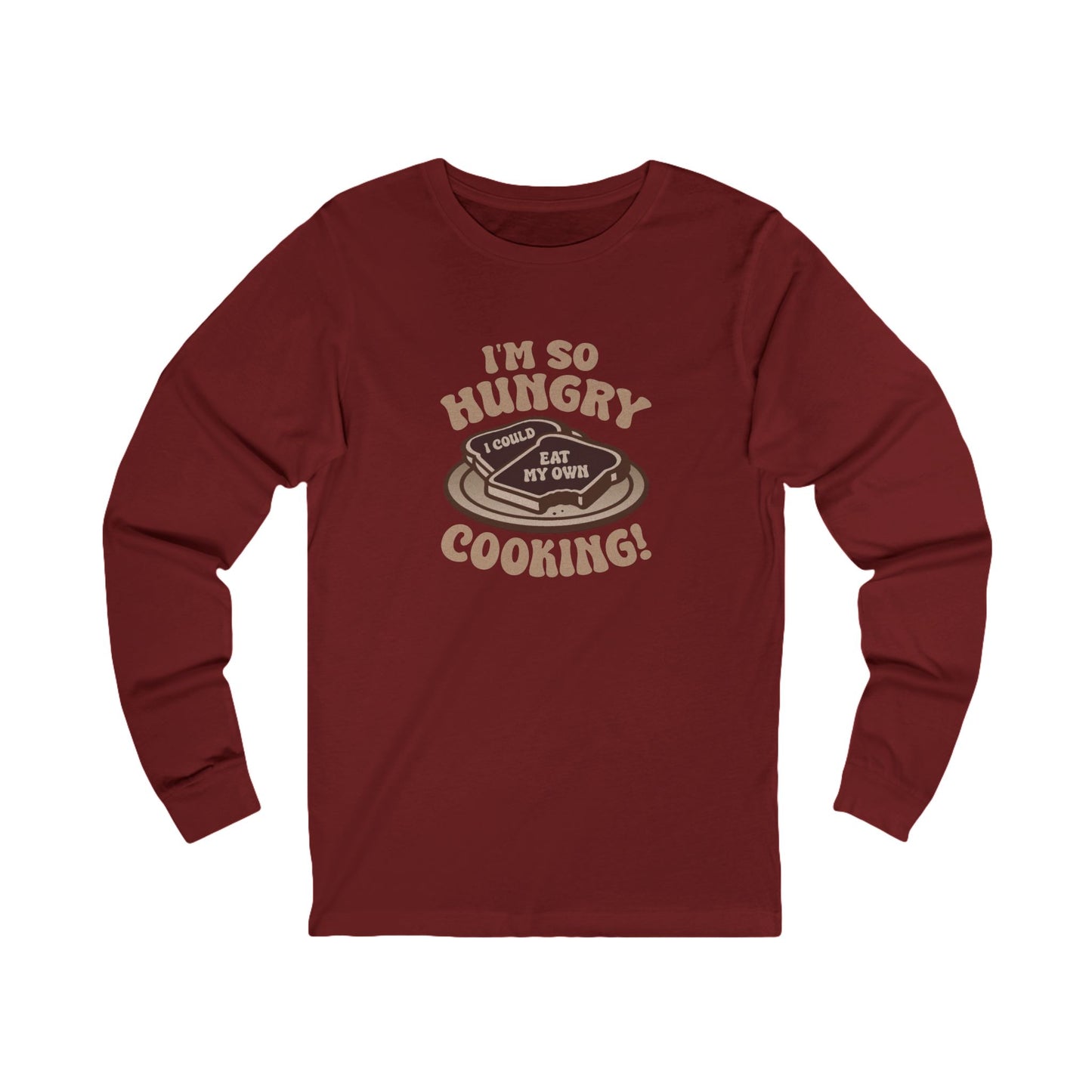 I'm So Hungry, I Could Eat My Own Cooking — Retro Long Sleeve (Dark)