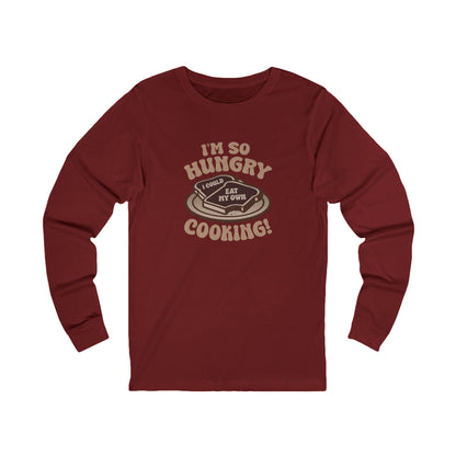 I'm So Hungry, I Could Eat My Own Cooking — Retro Long Sleeve (Dark)