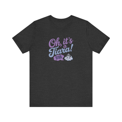 Oh, It’s a Tiara! (Put It On Me!) — Amy Farrah Fowler Retro Tee (Dark)