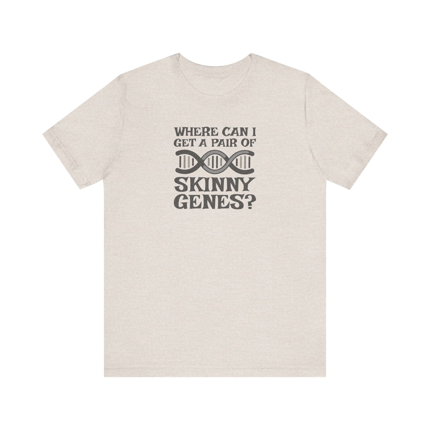 Pair of Skinny Genes — Retro Graphic Tee (Light)