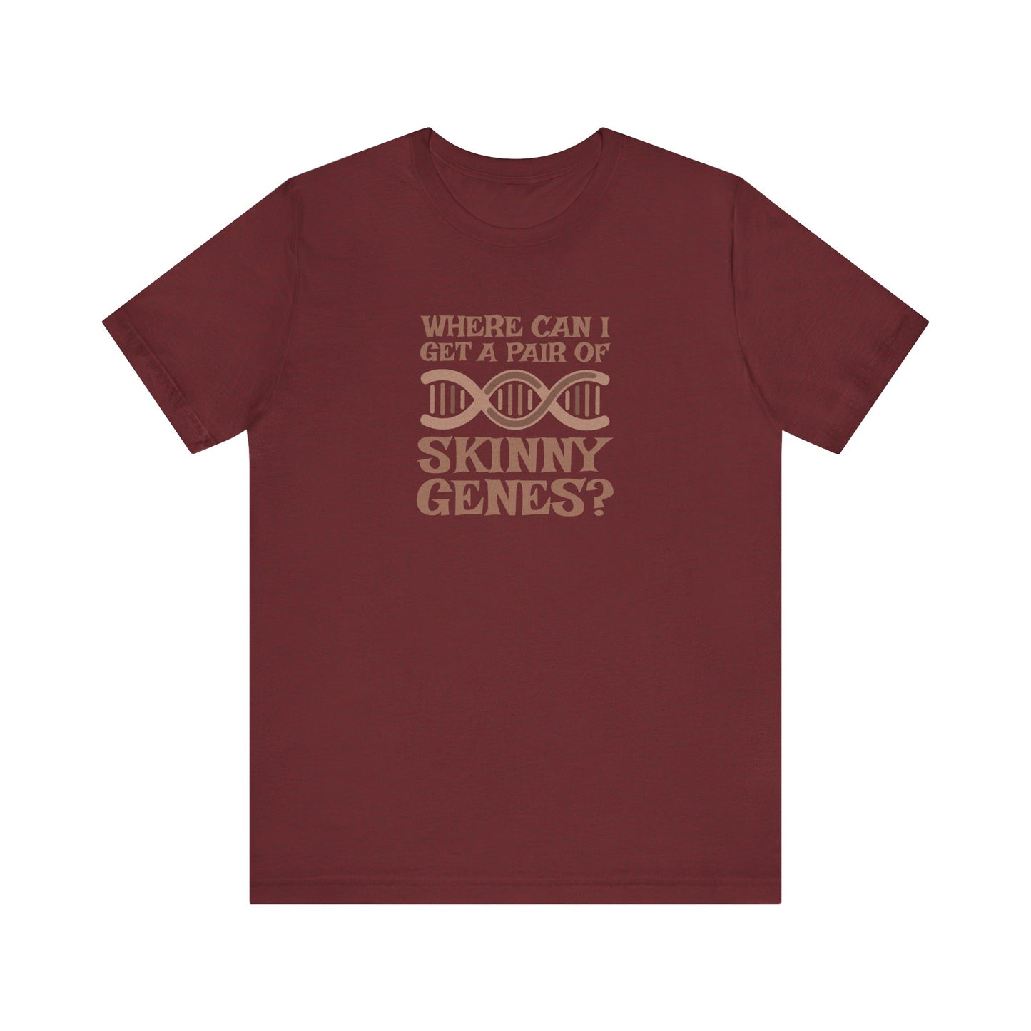 Pair of Skinny Genes — Retro Graphic Tee (Dark)