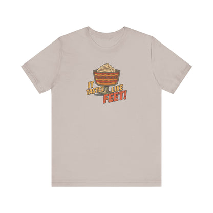 It Tastes Like Feet! — Thanksgiving Trifle Retro Tee (Light)
