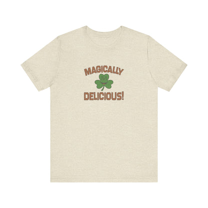 Magically Delicious — St. Patrick’s Retro Tee (Light)
