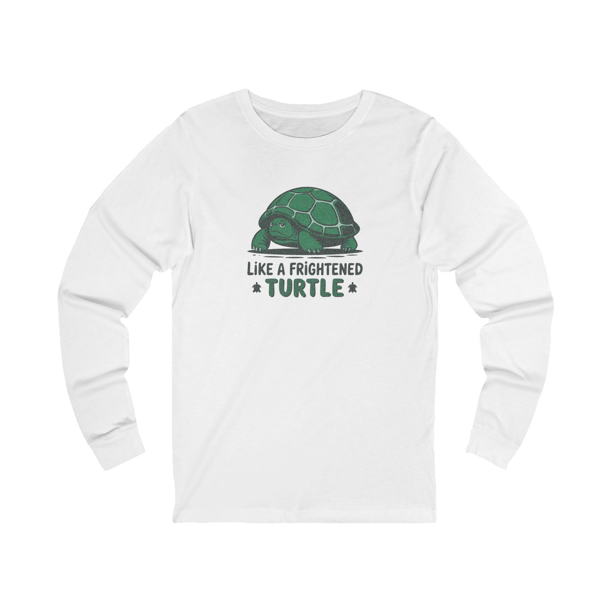 Like a Frightened Turtle — George Costanza Shrinkage Long Sleeve (Light)
