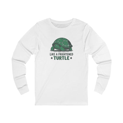 Like a Frightened Turtle — George Costanza Shrinkage Long Sleeve (Light)