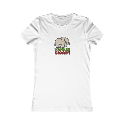 Yankee Swap! Christmas Party — Michael Scott Retro Women's Tee (Light)