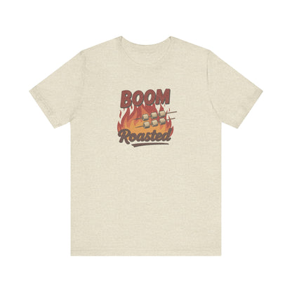Boom, Roasted — Michael Scott Retro Tee (Light)