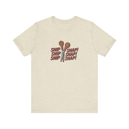 Snip Snap! — Michael Scott Vasectomy Retro Tee (Light)