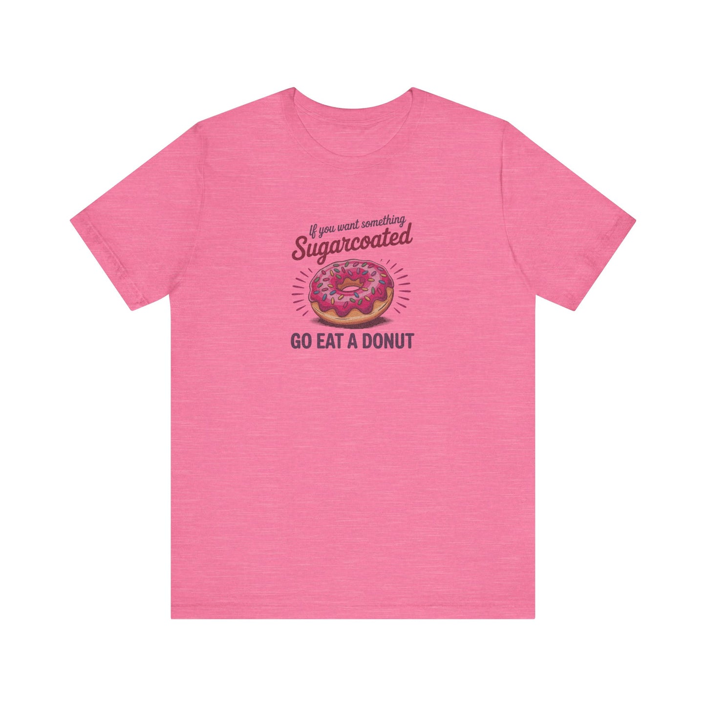 Sugarcoated (Go Eat a Donut) — Retro Graphic Tee (Light)
