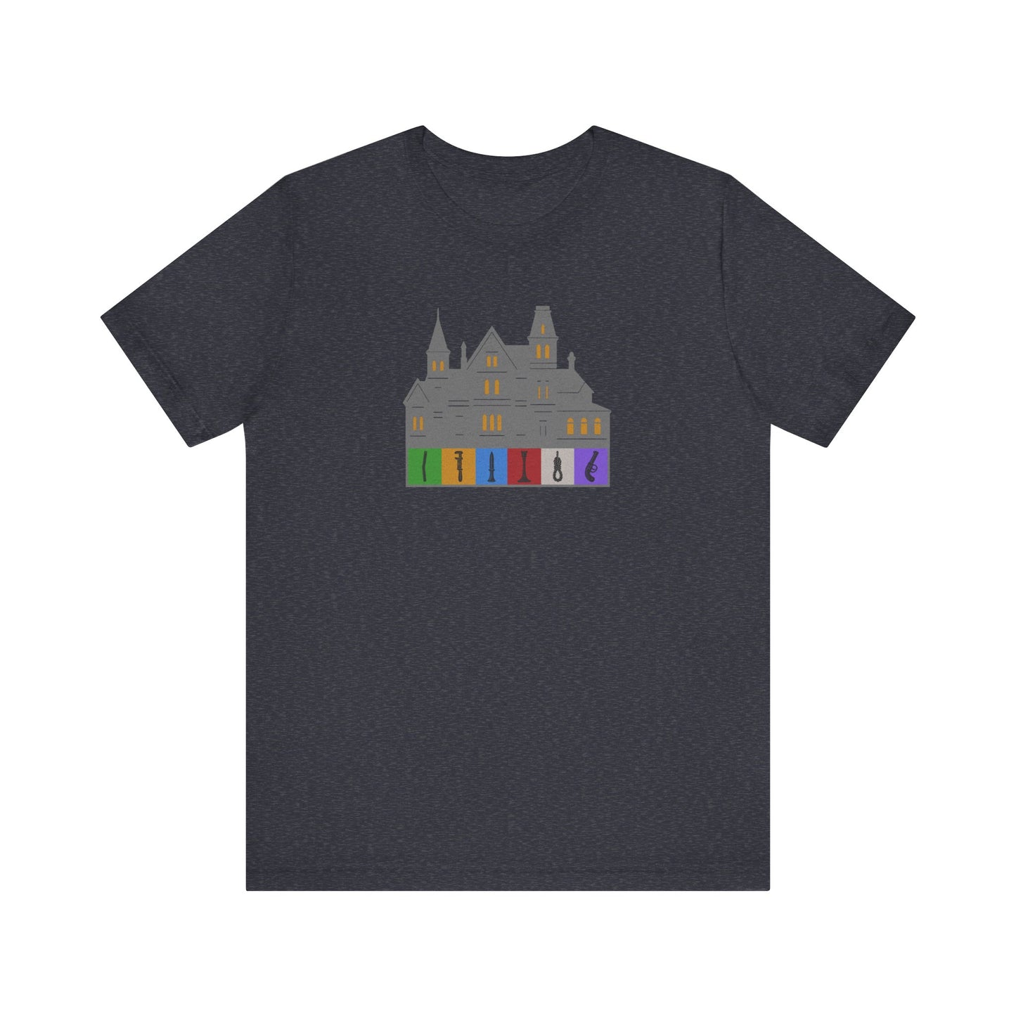 Welcome to Hill House (Off Route 41) — Clue Retro Tee (Dark)