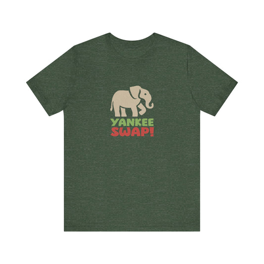 Yankee Swap! Christmas Party — Michael Scott Retro Tee (Dark)