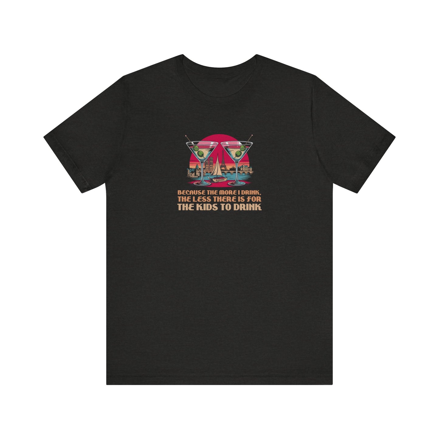 Open Bar (for the Kids) — Friends Retro Tee (Dark)