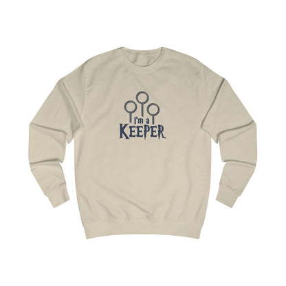 I’m a Keeper — Harry Potter Quidditch Retro Sweatshirt (Light)