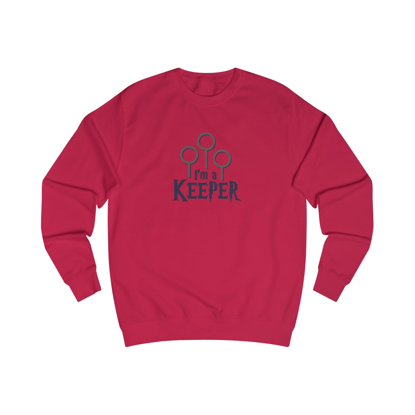 I’m a Keeper — Harry Potter Quidditch Retro Sweatshirt (Light)