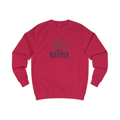 I’m a Keeper — Harry Potter Quidditch Retro Sweatshirt (Light)